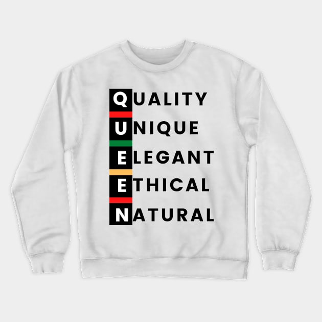 Queen Crewneck Sweatshirt by Nhyira